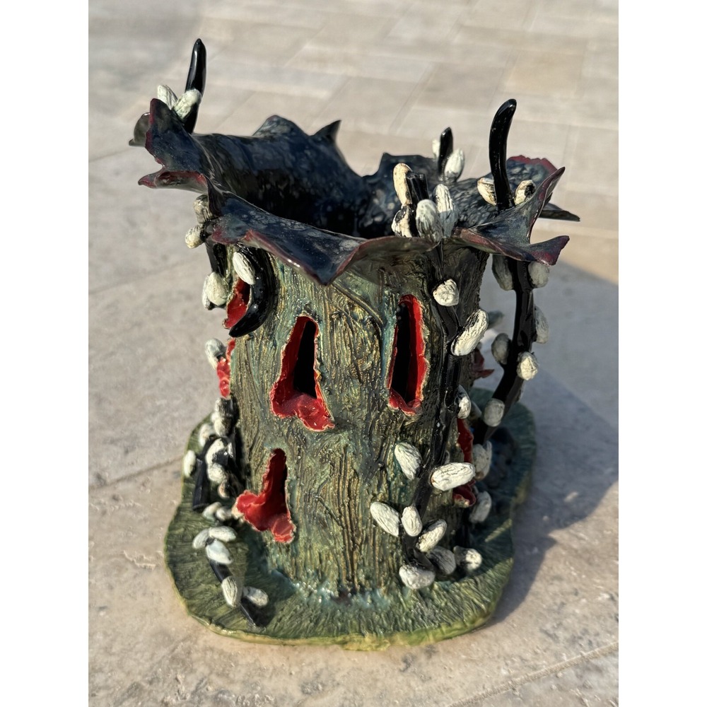 Hand Made DETAILED candle vase‎ Halloween - Picture 7 of 9